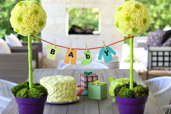 Topiary centerpiece.