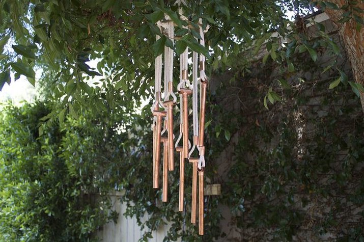 A set of wind chimes.