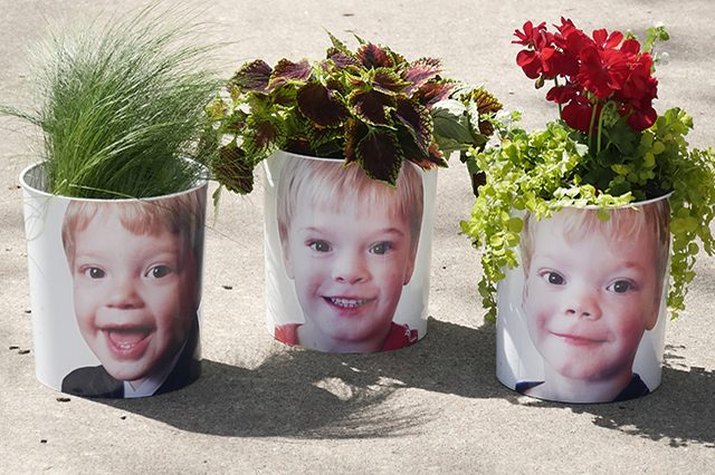 Make a DIY Photo Planter