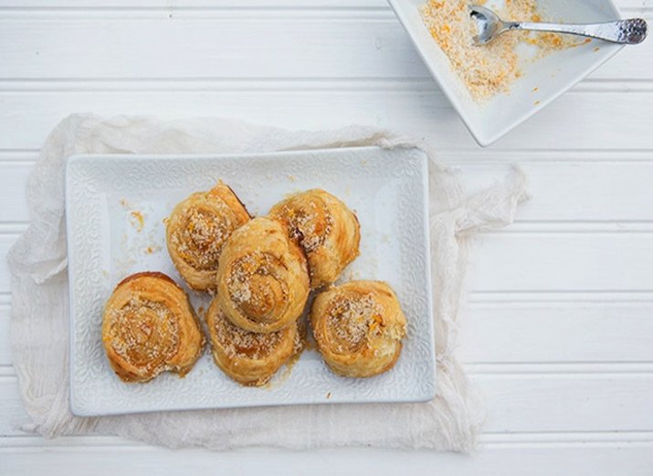 Plate of morning buns.
