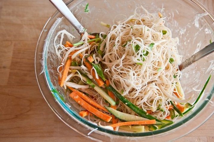 Cold Peanut Noodle Salad