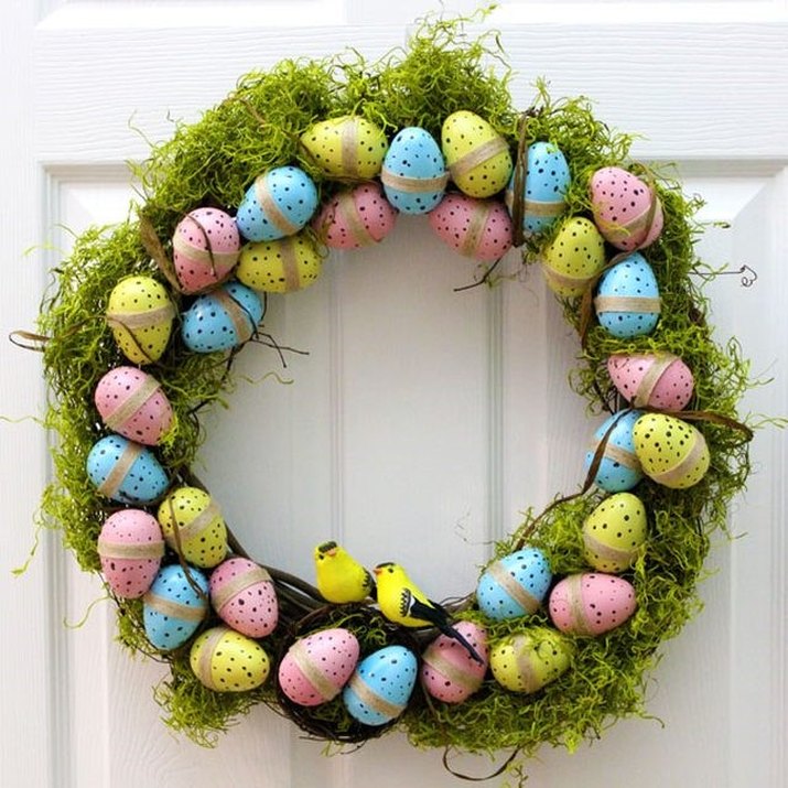 DIY Easter Wreath