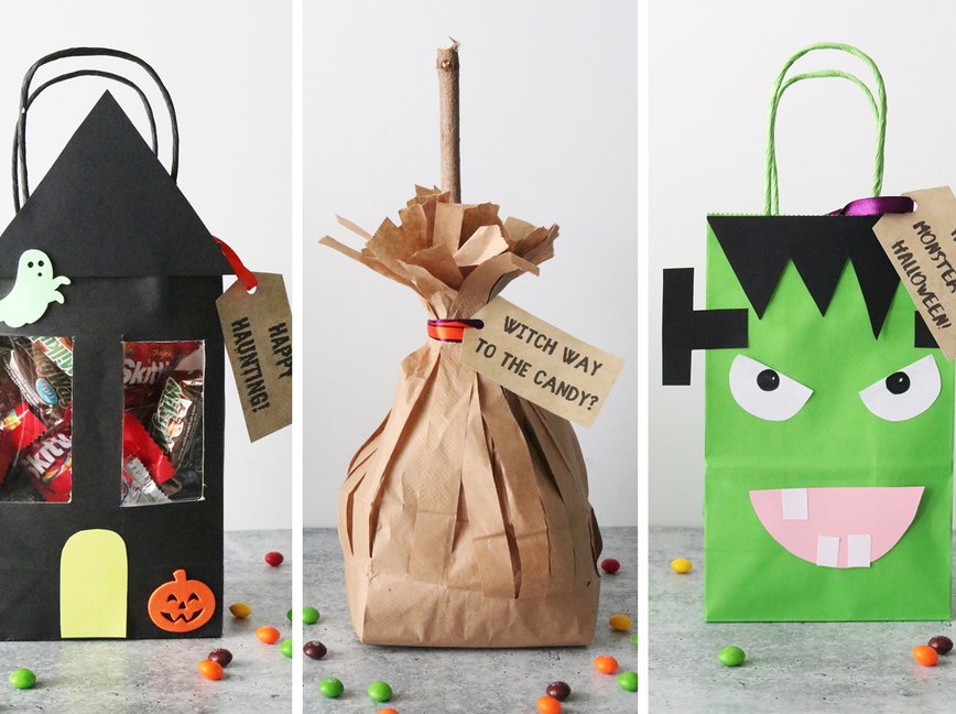 Fun DIY Halloween treat bags